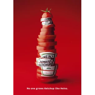 ADV HEINZ SLICED BOTTLE