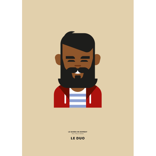 LE DUO BARBUS BOMBAY HIPSTER
