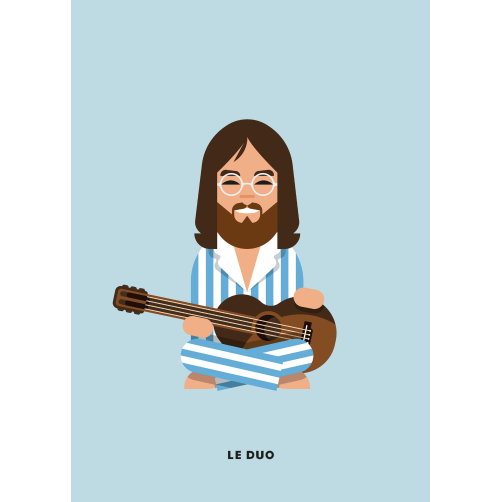 LE DUO JOHN LENNON PEACEMARKERS