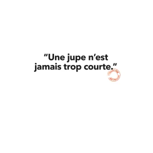 46 UNE JUPE N'EST