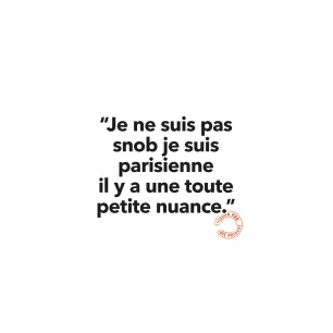53 JE NE SUIS PAS SNOB