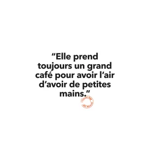 95 ELLE PREND TOUJOURS UN PETIT CAFE