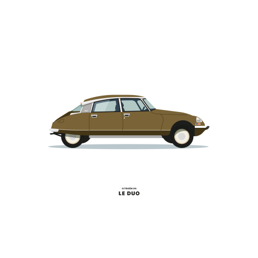 VOITURE CITROEN DS MARRON