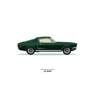VOITURE FORD MUSTANG GT FASTBACK