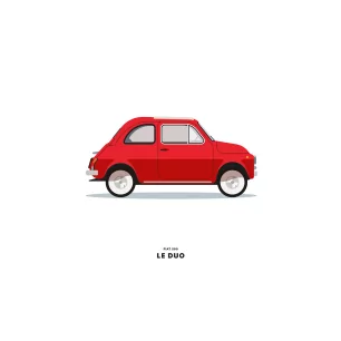 FIAT 500 ROUGE