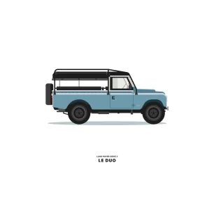 LAND ROVER BLEUE