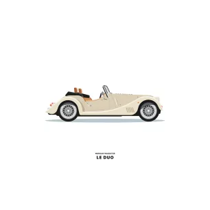 MORGAN ROADSTER BLANCHE