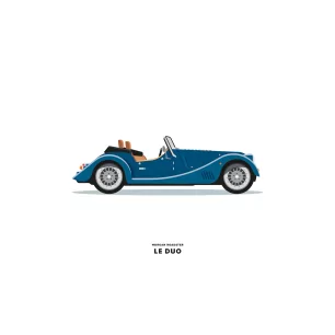 MORGAN ROADSTER BLEUE