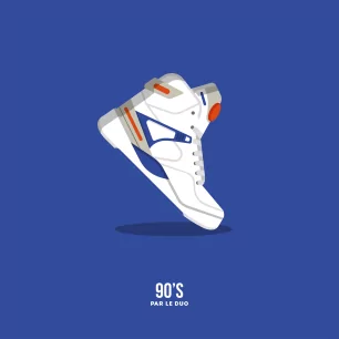 90 BASKET 1 BLEU