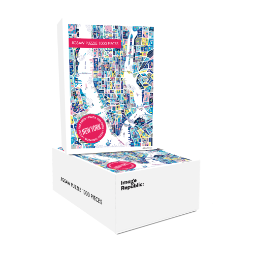 PUZZLE MAP OF NEW YORK