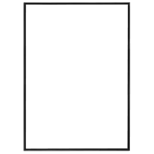 Black shadow box 75 x 104 cm