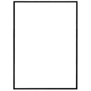 Caisse US Noir 94x129 cm