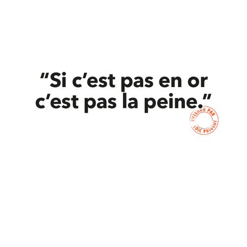 120 SI C'EST PAS EN OR