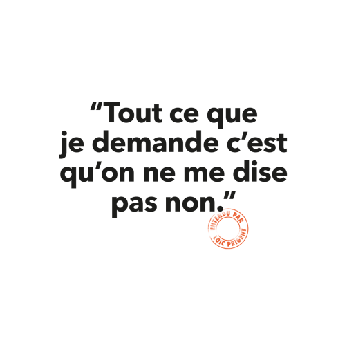 145 TOUT CE QUE JE DEMANDE C’EST QU’ON NE ME