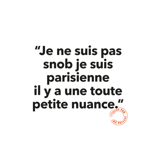 53 JE NE SUIS PAS SNOB