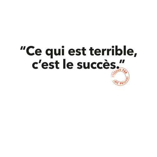 96 CE QUI EST TERRIBLE C'EST LE SUCCES