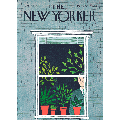 121- PIERRE LE TAN - MAN AND POTTED PLANTS