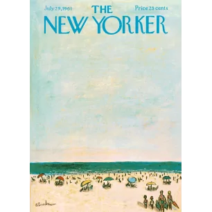 161 - ABE BIRNBAUM - FAMILIES AT THE BEACH