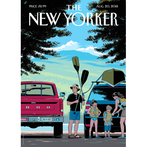 188 - R. KIKUO JOHNSON - FAMILY GOES BOATING LOADED GUN