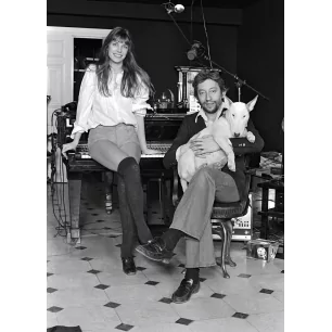 JANE BIRKIN et SERGE GAINSBOURG DOG 1973
