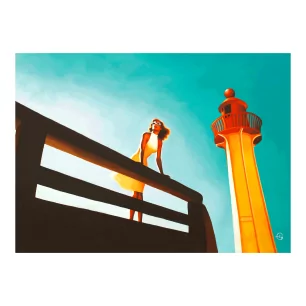 045 LA FILLE SUR LE PONTON