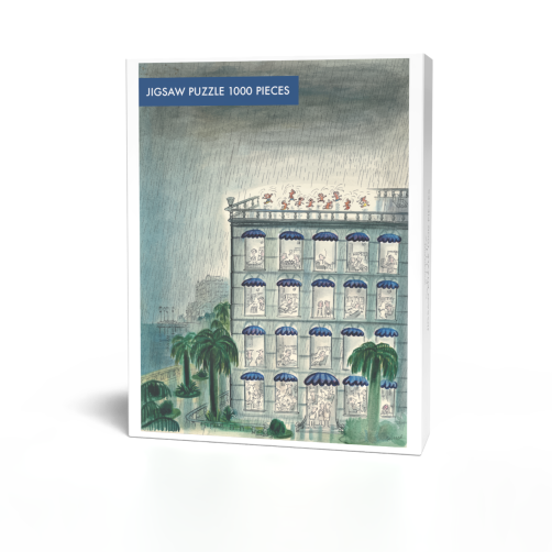 Jigsaw Puzzle Sempé Immeuble Pluie