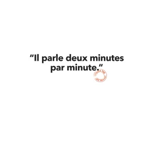 161 IL PARLE 2 MINUTES