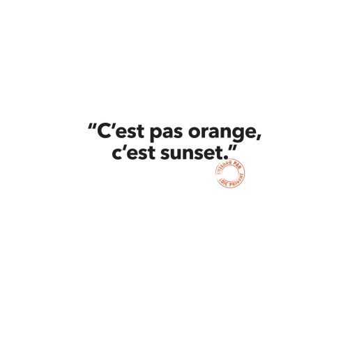 165 C’EST PAS ORANGE