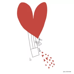 COEUR 21 MONTGOLFIERE